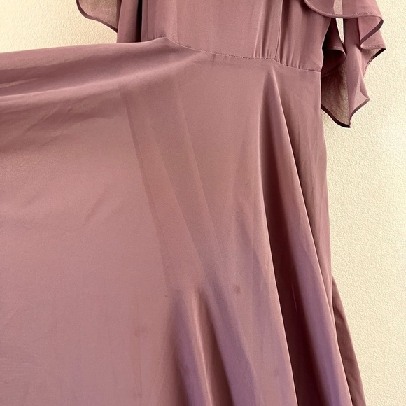 Lulu’s Chandelier Dusty Rose Purple Maxi Dress Size Small - Picture 16 of 16
